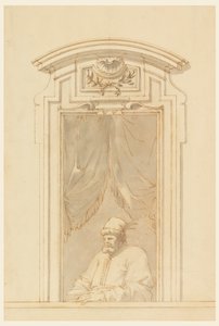 Vetrina e metà di una figura di un turco da Filippo Marchionni