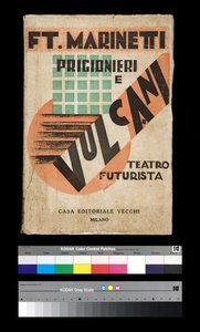 Futurismo: copertina di "Prigionieri e Vulcani"