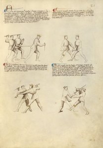 Combattimento con Pugnale e Spada da Fiore Furlan dei Liberi da Premariacco