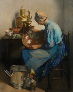 La donna delle pulizie da Firmin Baes