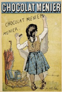 Pubblicità per il Cioccolato "Menier", fine XIX secolo