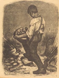 Il Rompighiaccio da Firmin Gillot after Gustave Courbet