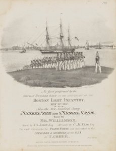 Una nave yankee e un equipaggio yankee (spartito) da Fitz Henry Lane
