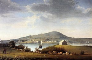 Blue Hill, Maine, USA, c.1853-57 da Fitz Henry Lane