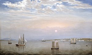 Porto e città di Castine, 1851