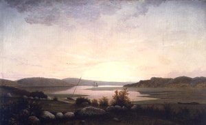 Torrente vicino a Gloucester, Massachusetts da Fitz Henry Lane