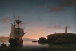 Faro a Camden, Maine da Fitz Henry Lane