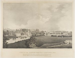 Vista del campo di battaglia di Concord, Massachusetts da Fitz Henry Lane