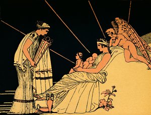 I regali di compleanno di Febo, 1880 da Flaxman