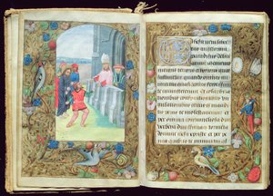 Cristo accusato, miniatura dal Libro delle Preghiere di Stafford