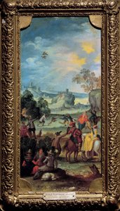 Caccia al falcone da Flemish School