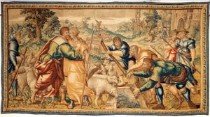 Arazzo fiammingo. XVII secolo. da Flemish School