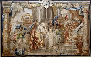 Arazzo fiammingo. Serie Apoteosi dell