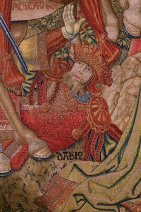 Serie Moralità: La virtù degli onori. Ca 1520. (dettaglio) da Flemish School