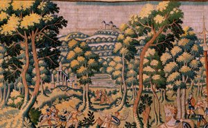 Serie Storia di Ciro: Astiage riconosce Ciro da Flemish School