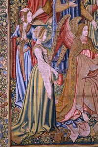 Serie La storia di San Giovanni Battista: Il battesimo di Cristo da Flemish School