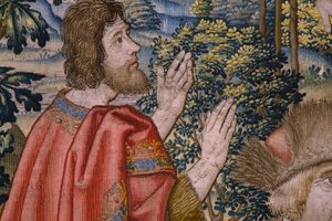 Il battesimo di Cristo (dalla serie Storia di San Giovanni Battista) da Flemish School