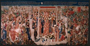 Tarquinius Priscus (dalla serie Storia romana?) da Flemish School