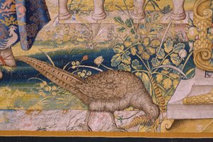 Serie Vertumno e Pomona: Vertumno trasformato in contadino. Atelier Willem de Pannemaker. Ca 1545-1550. (dettaglio) da Flemish School