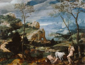 Paesaggio con Mercurio e Argo, c.1570 da Flemish School