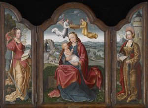 Madonna col Bambino, Santa Barbara e Santa Caterina, c.1520