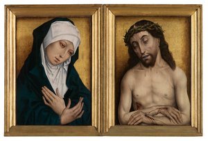 Mater Dolorosa e Uomo dei Dolori da Flemish School