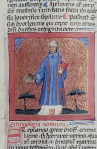Pagina dal Legenda Aurea, Bruges, c.1400-10 da Flemish School