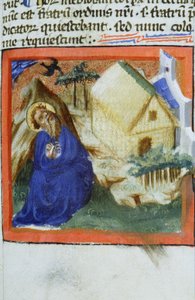 Pagina dal Legenda Aurea, Bruges, c.1400-10 da Flemish School
