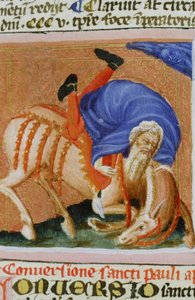 Pagina dal Legenda Aurea, Bruges, c.1400-10 da Flemish School