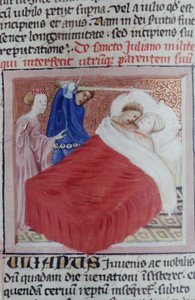 Pagina dal Legenda Aurea, Bruges, c.1400-10 da Flemish School