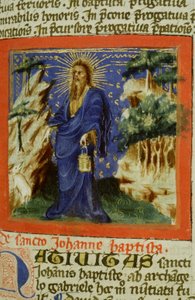 Pagina dal Legenda Aurea, Bruges, c.1400-10 da Flemish School