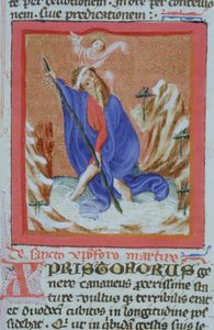 Pagina dalla Legenda Aurea, Bruges, c.1400-10 da Flemish School