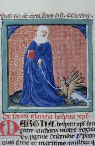 Pagina dalla Legenda Aurea, Bruges, c.1400-10 da Flemish School