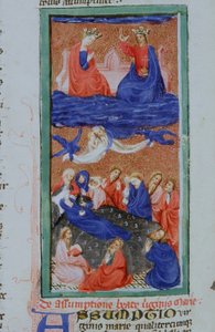 Pagina dalla Legenda Aurea, Bruges, c.1400-10