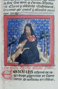 Pagina dalla Legenda Aurea, Bruges, c.1400-10