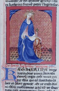 Pagina dalla Legenda Aurea, Bruges, c.1400-10 da Flemish School