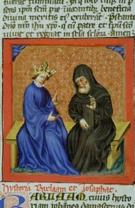Pagina dalla Legenda Aurea, Bruges, c.1400-10 da Flemish School