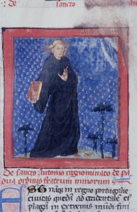 Pagina dalla Legenda Aurea, Bruges, c.1400-10