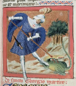 San Giorgio e il Drago, da La Leggenda Aurea di Jacopo da Varazze (c.1228-98)
