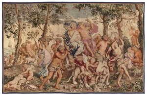 Arazzo mitologico, fine XVII secolo da Flemish School