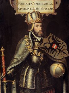 Ritratto a figura intera di Carlo V da Flemish School