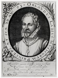 Ritratto di Roland de Lassus (1532-94) da Flemish School