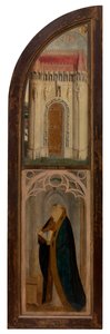 Pannello destro della Madonna e Petrus Wijts