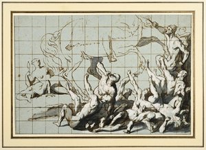 Studio per la Chiesa Militante che calpesta l