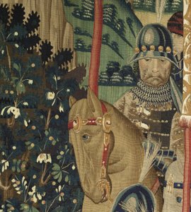 Arazzo che mostra le conquiste del re Alfonso V del Portogallo da Flemish School