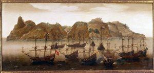 La flotta olandese al largo dell