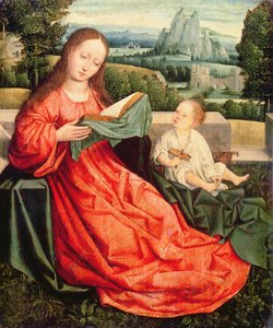 La Madonna e il Bambino da Flemish School