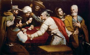 Il rinnegamento di San Pietro, Cattedrale di Siviglia, Spagna da Flemish School