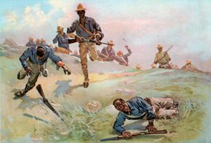 Truppa C, Nono Cavalleria degli Stati Uniti, Capitano, alla guida della carica a San Juan da Fletcher C. Ransom