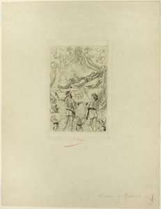 Frontespizio di La messe de Gnide da Félicien Rops